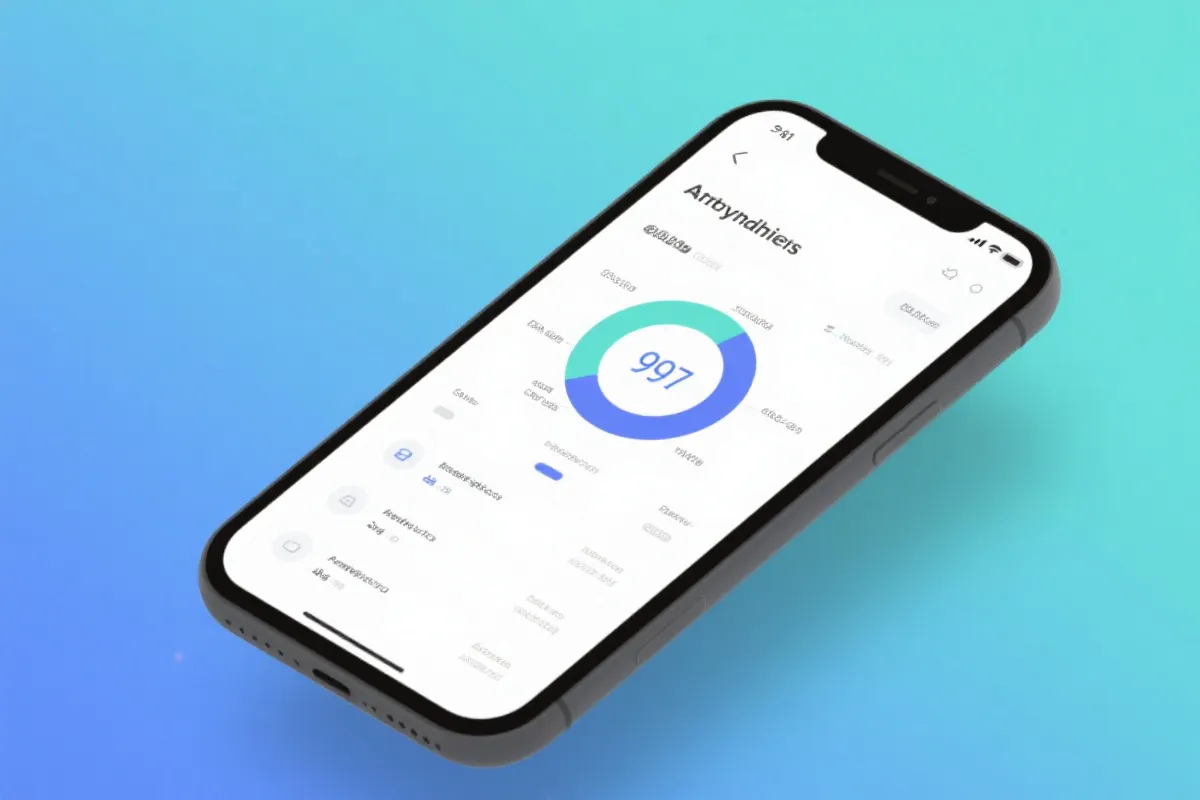 移动端数据分析界面